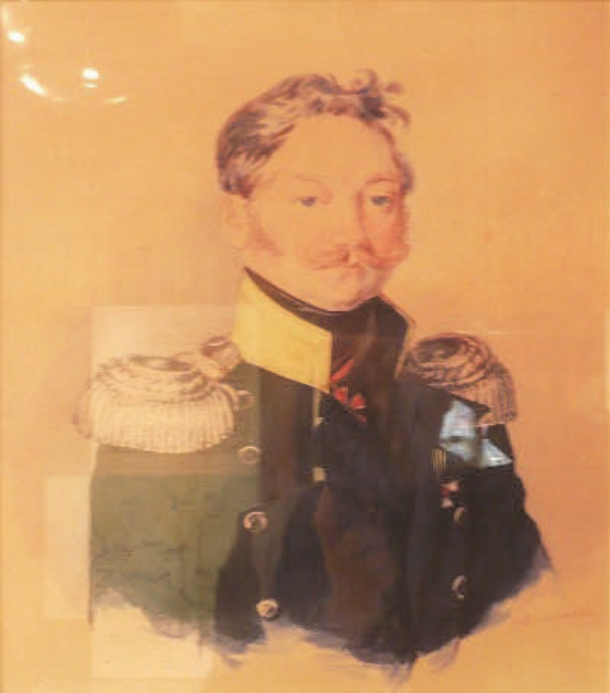 Portret płk. Henryka Wilhelma Rossmanna w mundurze