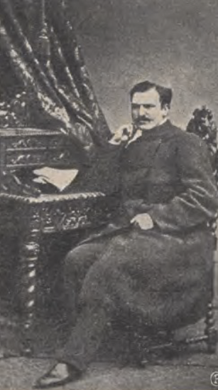 Portret rotmistrza Józefa Skrzyńskiego w atelier w Warszawie