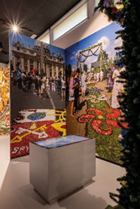 Stała ekspozycja: stanowisko multimedialne prezentujące archiwalne fotografie procesji