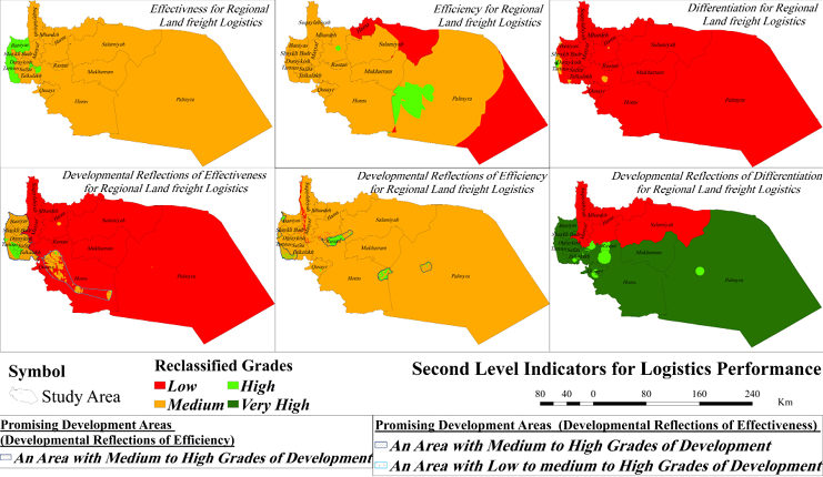 Reclassified second-level criteria maps for discussion purposes using a color scale.