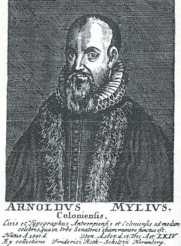 Ilustracja 4. Arnold Mylius (1540–1604), pierwszy wydawca relacji M. Broniowskiego
