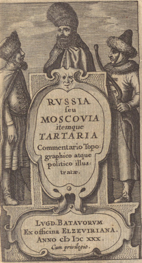Ilustracja 6. Karta tytułowa monografii zbiorowej (Leiden 1630), w ramach której opublikowano trzecie wydanie Tartariae descriptio Marcina Broniowskiego