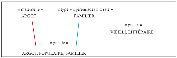 Synthèse des marques lexicographiques