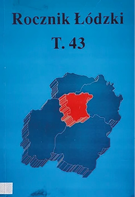 Okładka do tomu 43 "Rocznika Łódzkiego"