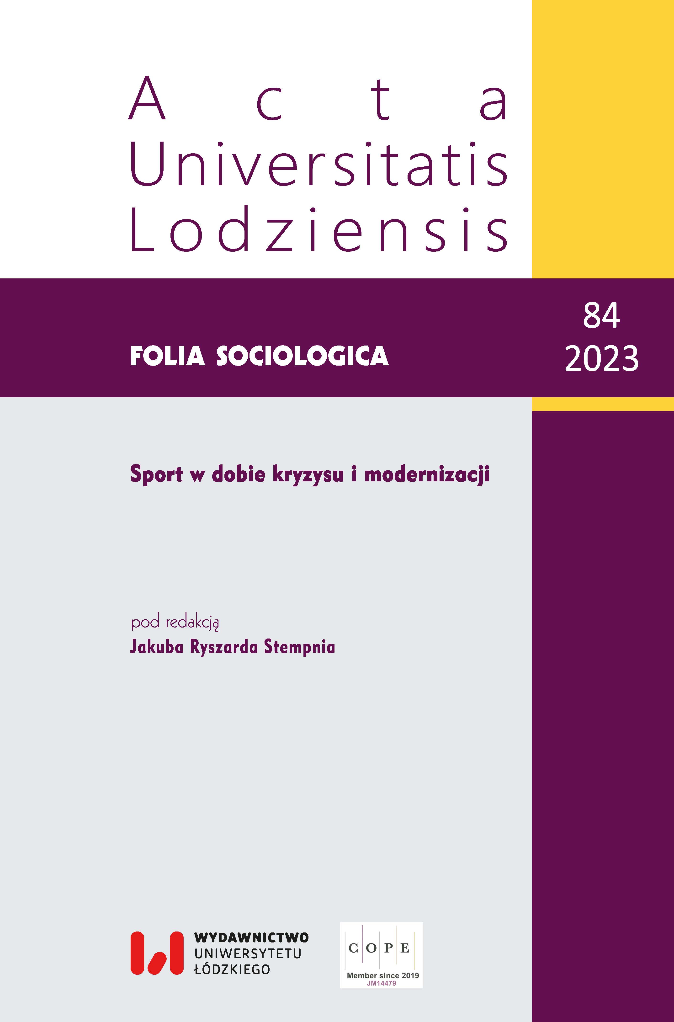 					Pokaż  Nr 84 (2023): Sport w dobie kryzysu i modernizacji
				