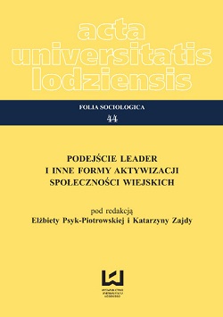 					Pokaż  Nr 44 (2013): Podejście LEADER i inne formy aktywizacji społeczności wiejskich
				