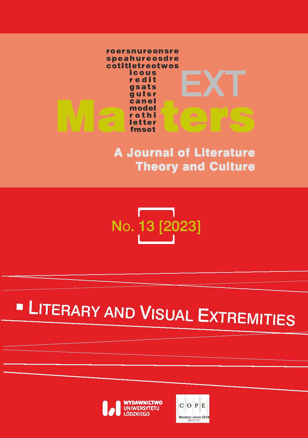 					View No. 13 (2023): Literary and Visual Extremities
				