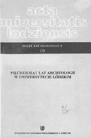 					View No. 19 (1995): Pięćdziesiąt lat Archeologii w Uniwersytecie Łódzkim
				