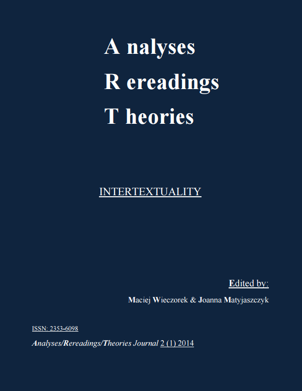 					View Vol. 2 No. 1 (2014): Intertextuality
				