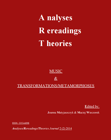 					View Vol. 2 No. 2 (2014): Music and Transformations/Metamorphoses
				