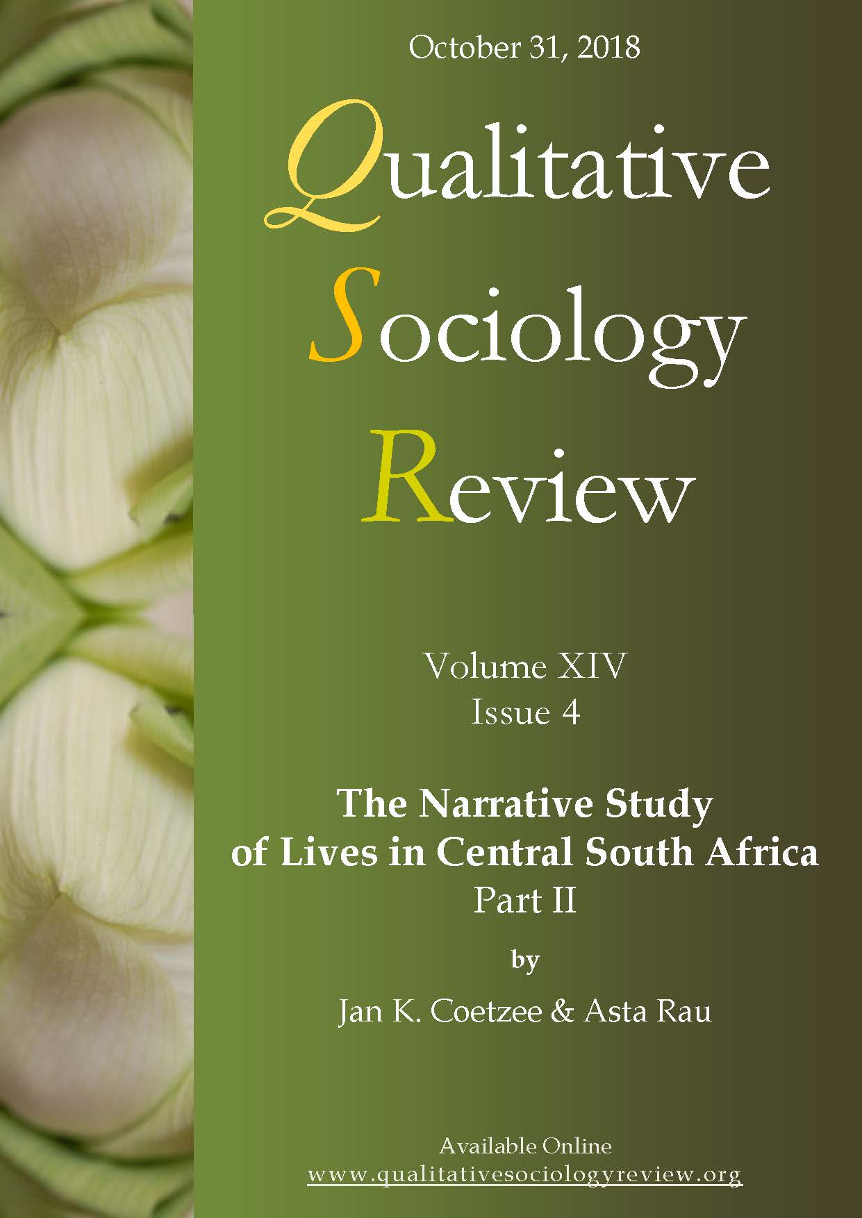 					View Vol. 14 No. 4 (2018): The Narrative Study of Lives in Central South Africa. Part II
				