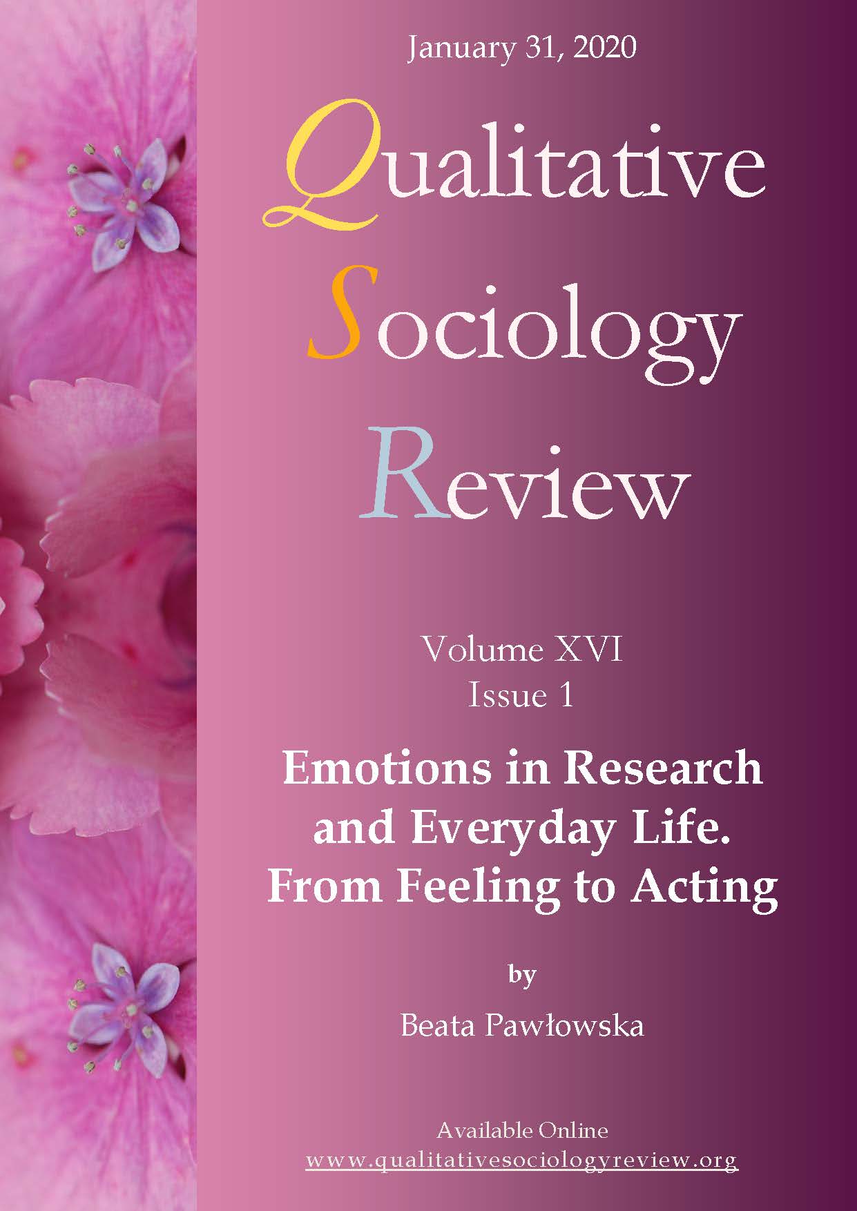 					View Vol. 16 No. 1 (2020): Emotions in Research  and Everyday Life. From Feeling to Acting
				