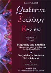 					View Vol. 10 No. 1 (2014): Biography and Emotion – Different Approaches in Dealing with the Life Story of Natalia & 70th Jubilee of Professor Fritz Schütze
				