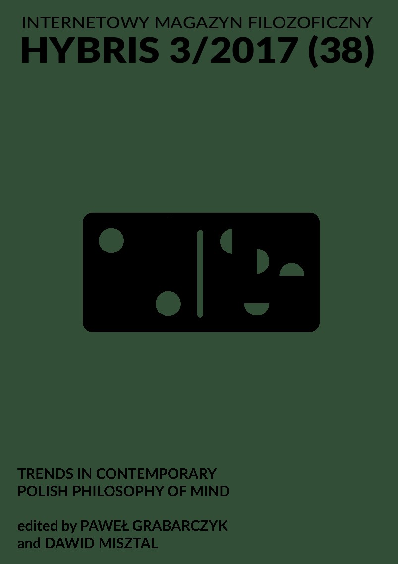 					View Vol. 38 No. 3 (2017): Trends in contemporary polish philosophy of mind
				